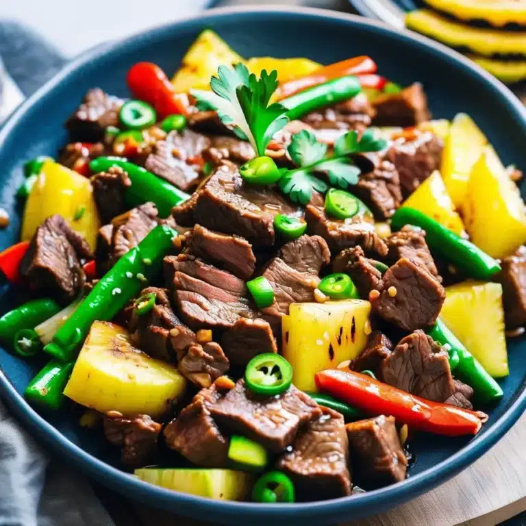 Beef and Pineapple Stir Fry