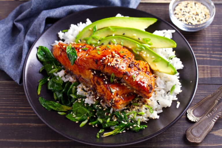 Teriyaki Salmon Bowl