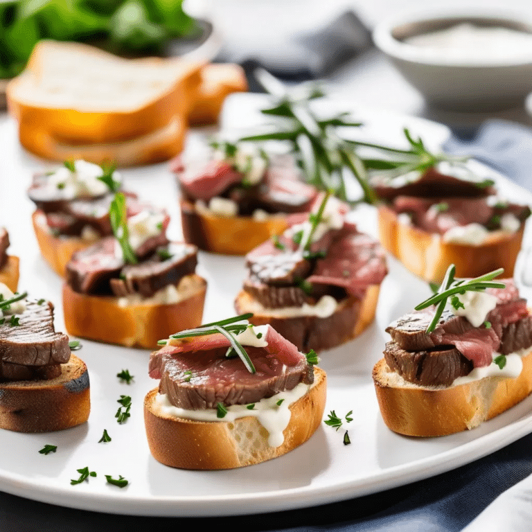 Beef Crostini