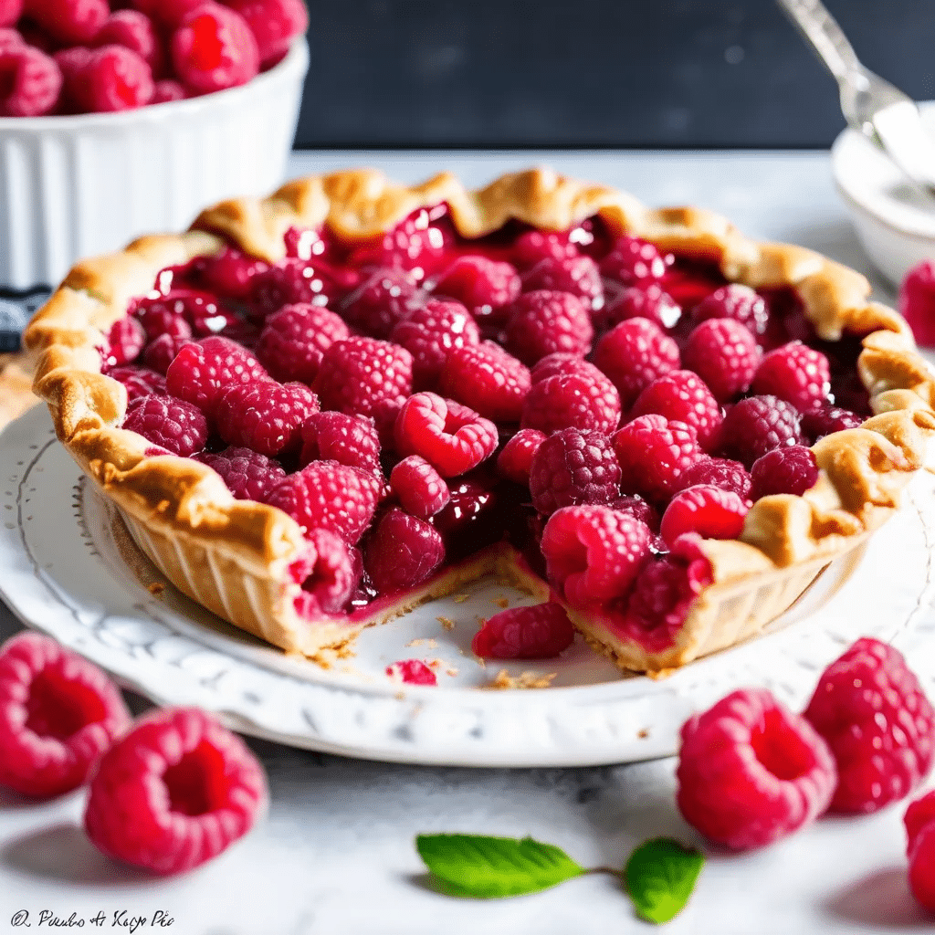 Fresh Raspberry Pie - MarketGrow.com