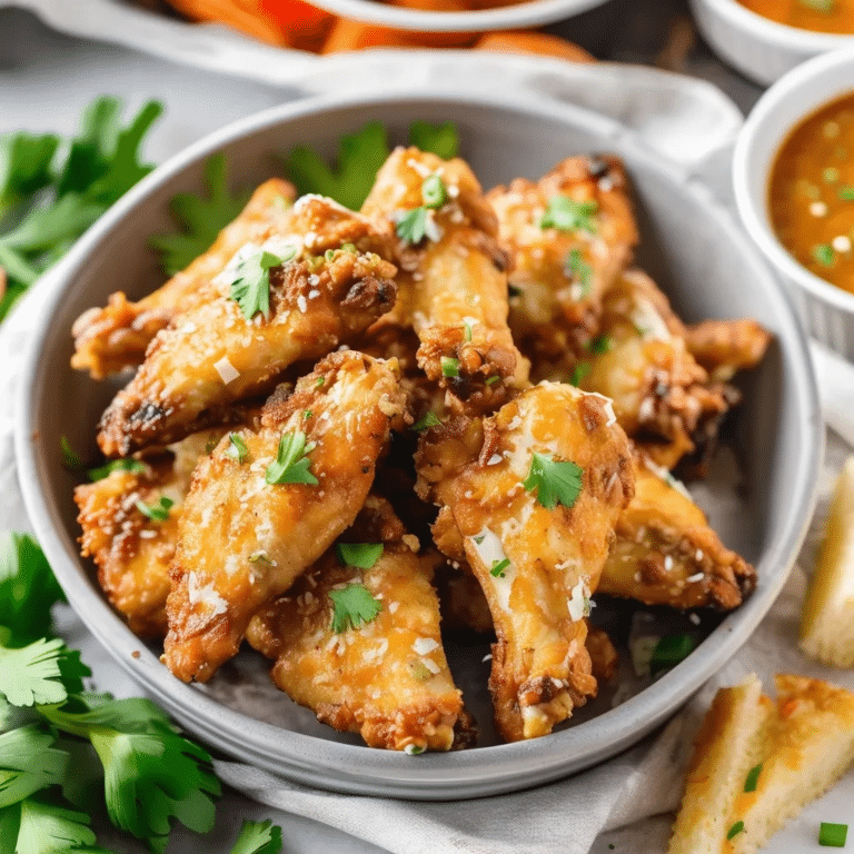 Garlic Parmesan Wings