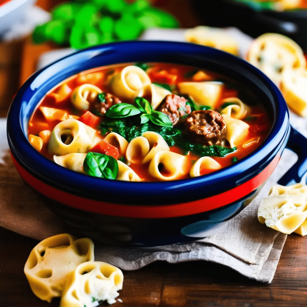 Italian Sausage Tortellini Soup - MarketGrow.com