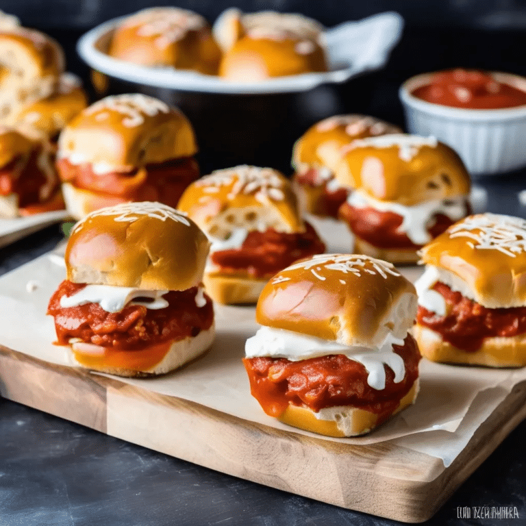 Pepperoni Pizza Sliders