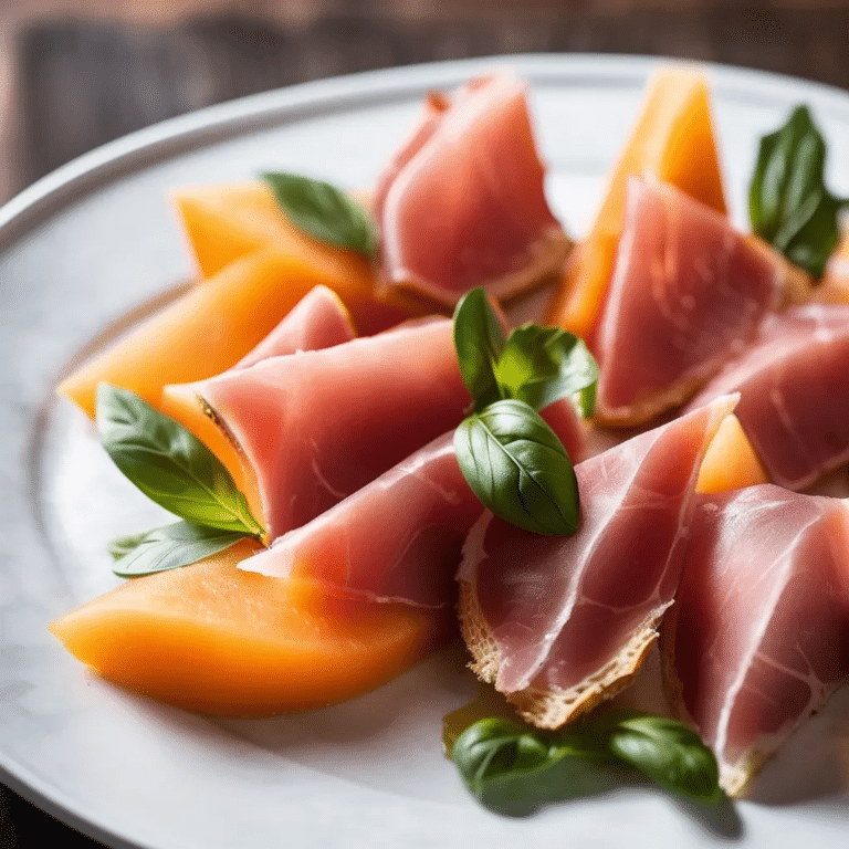 Prosciutto and Melon