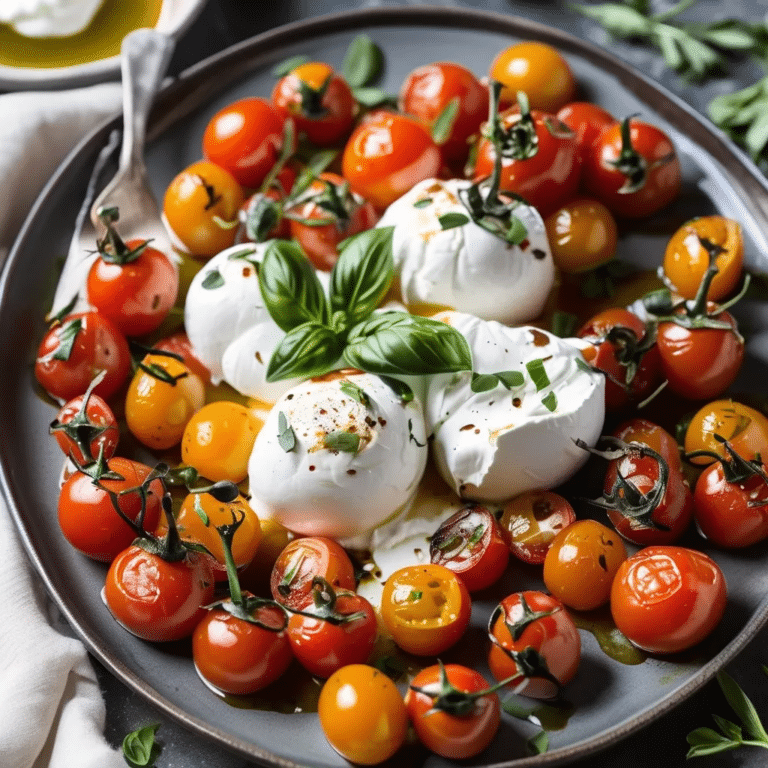 Roasted Cherry Tomato Burrata