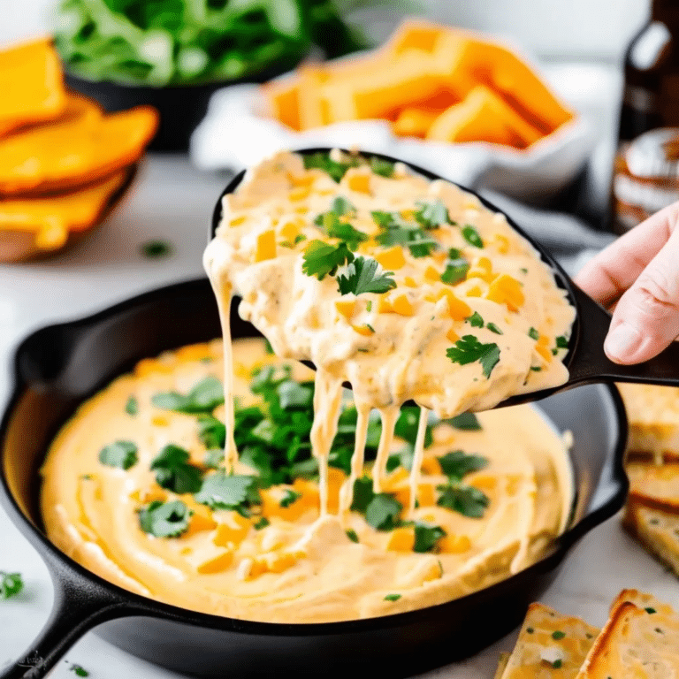 Skillet Beer Cheese Dip