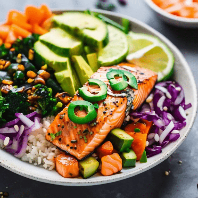 Spicy Salmon Bowls