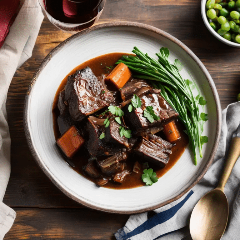 Wine Braised Short Ribs