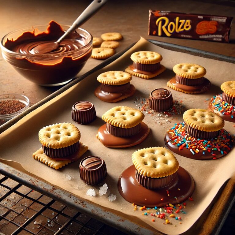 Rolo Stuffed Ritz Crackers