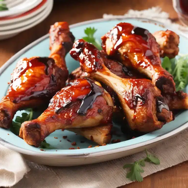 Baked Barbecue Drumsticks