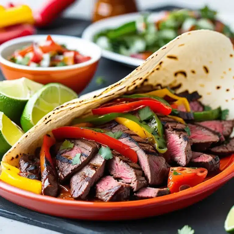 Grilled Steak Fajitas