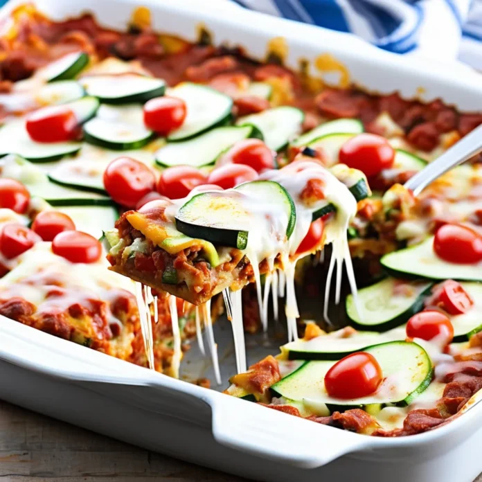 ZUCCHINI PIZZA CASSEROLE - MarketGrow.com