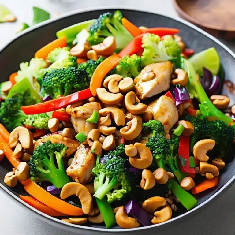 Chicken and Cashew Vegetable Stir-Fry