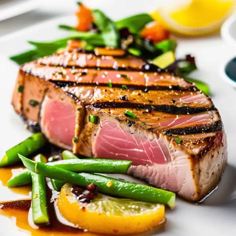 Savory Pan-Seared Tuna Steaks