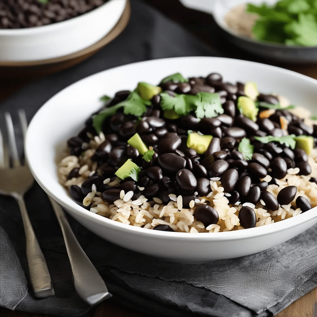 Black Beans With Brown Rice - MarketGrow.com