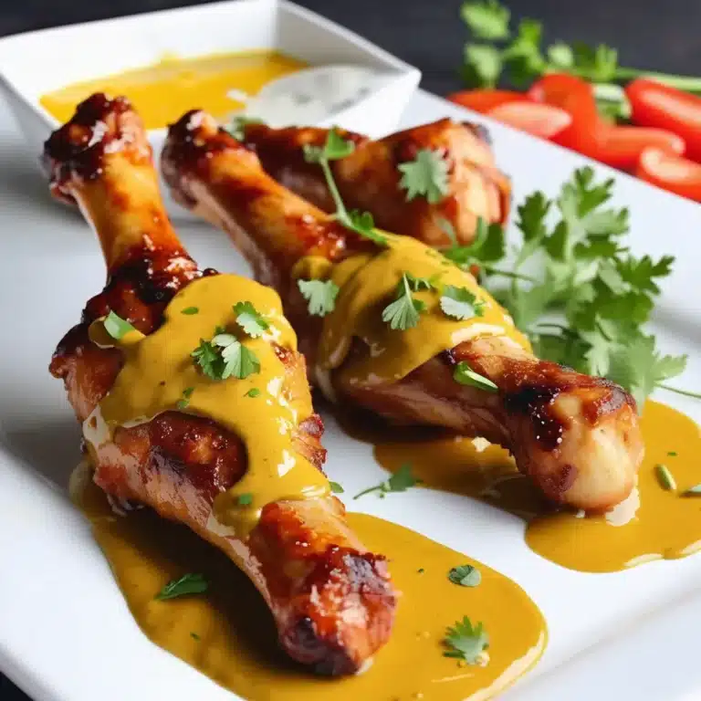 Drumsticks With Honey Mustard Sauce