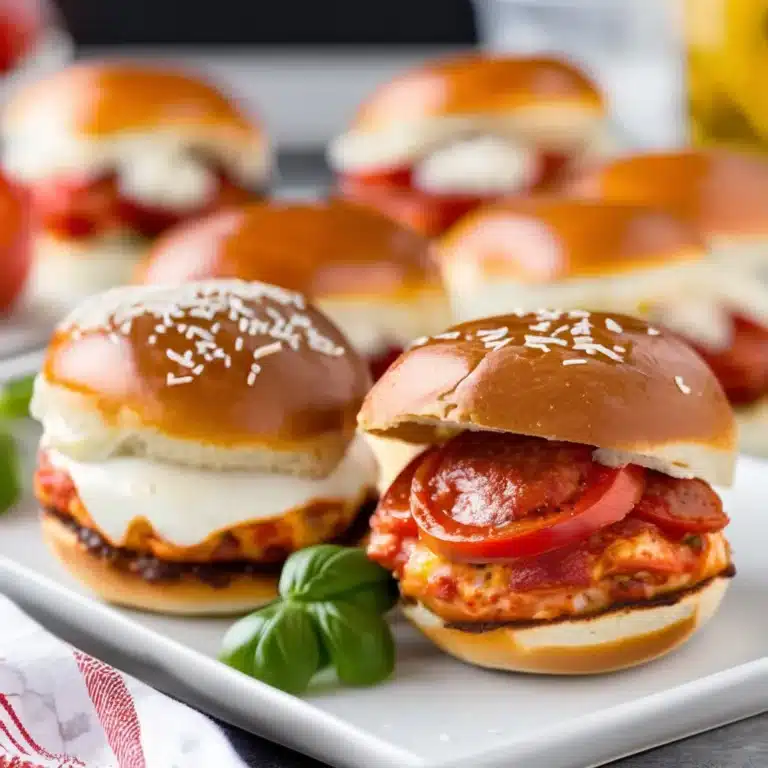 Pepperoni Pizza Sliders