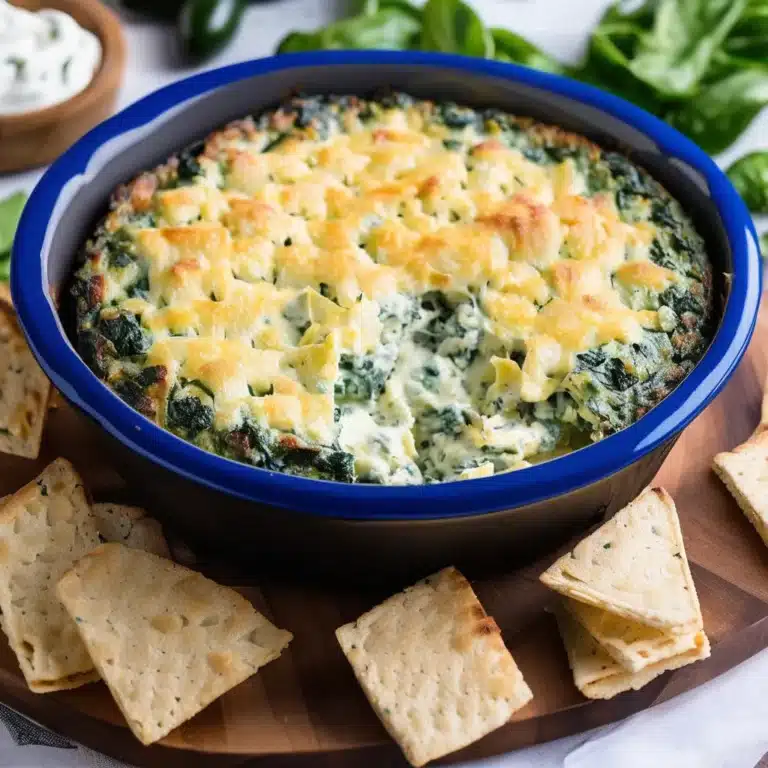 Jalapeño Spinach Artichoke Dip