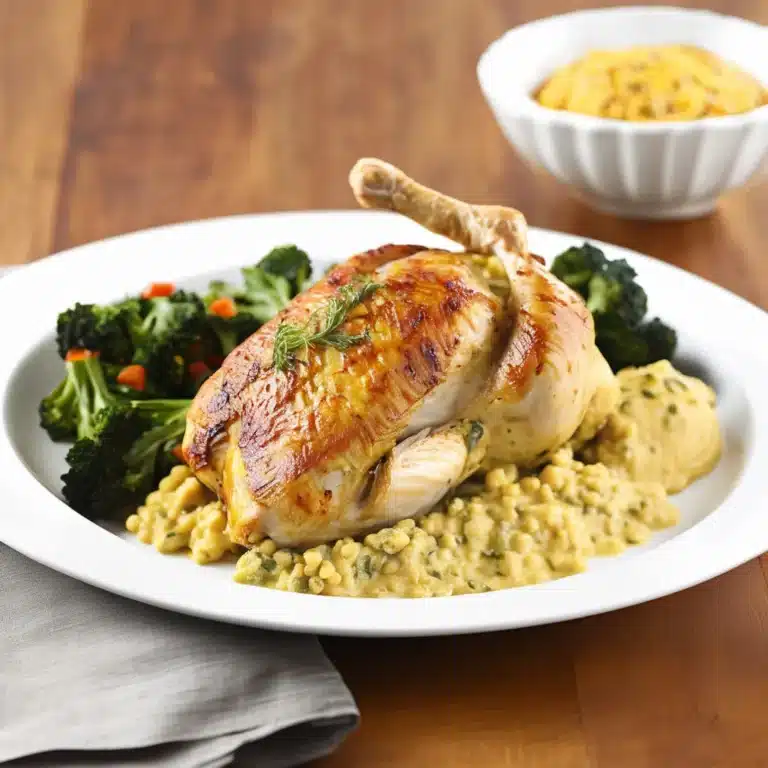 Mustard-Stuffed Chicken