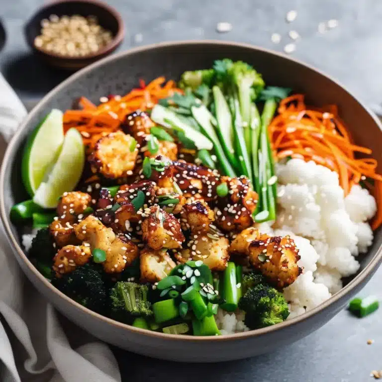 Sticky Sesame Cauliflower Bowl