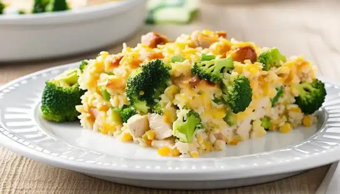 Chicken Broccoli Rice Casserole - MarketGrow.com