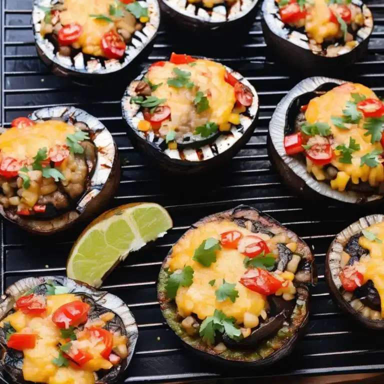 Grilled Stuffed Portobello Mushrooms