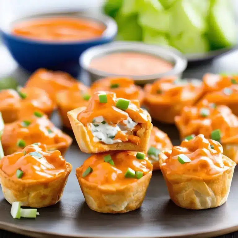 Buffalo Chicken Dip Bites