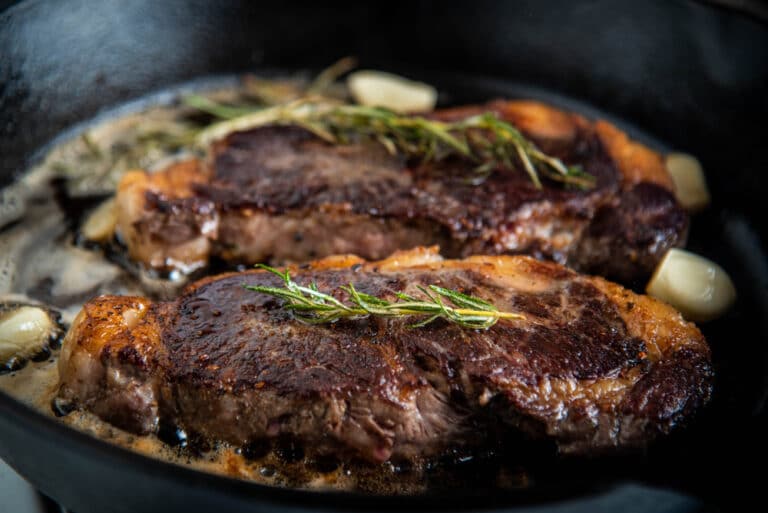 Cast Iron Pan-Seared Steak