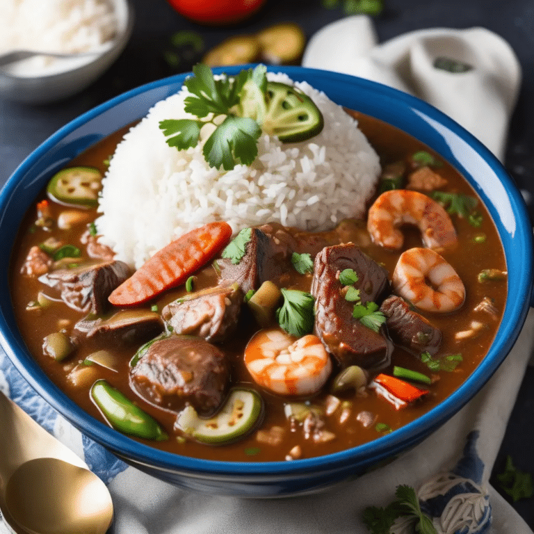 Authentic New Orleans Style Gumbo