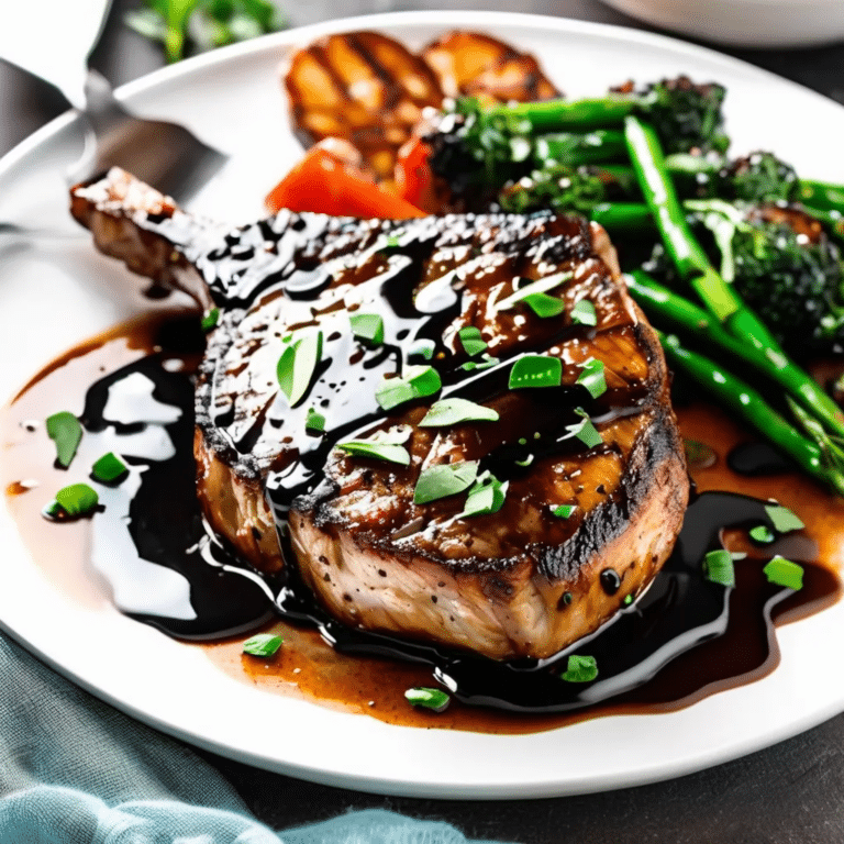 Balsamic Pork Chops