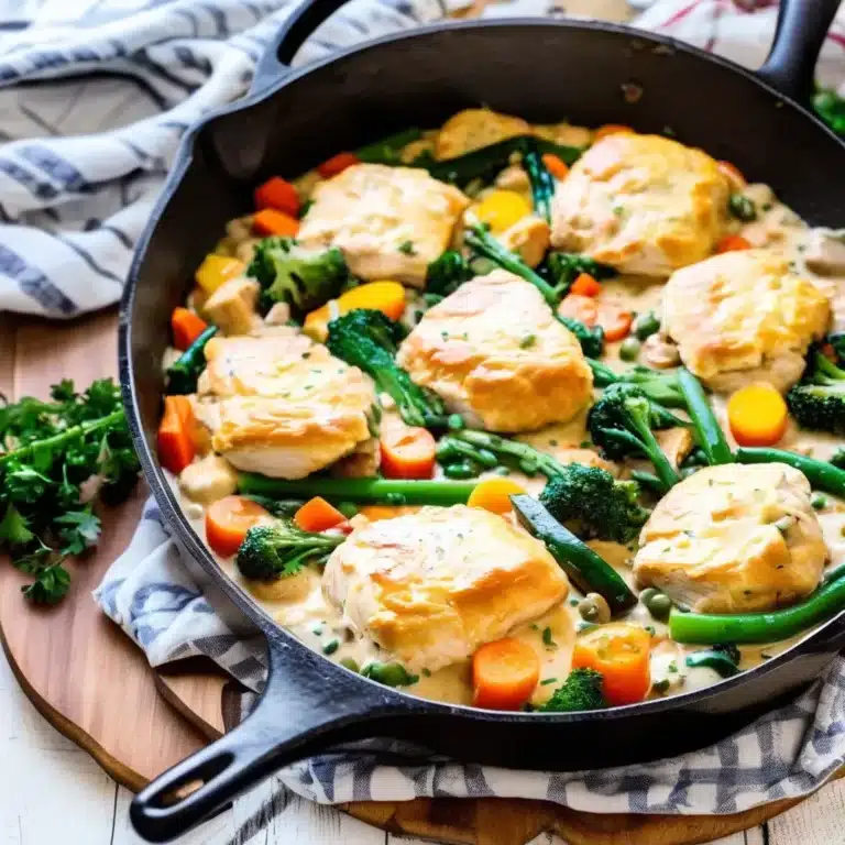 Chicken Biscuit Skillet