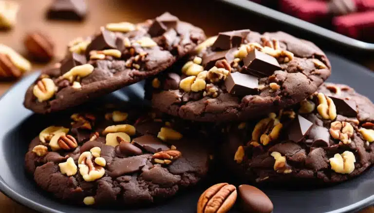 Chocolate Nut Cookies