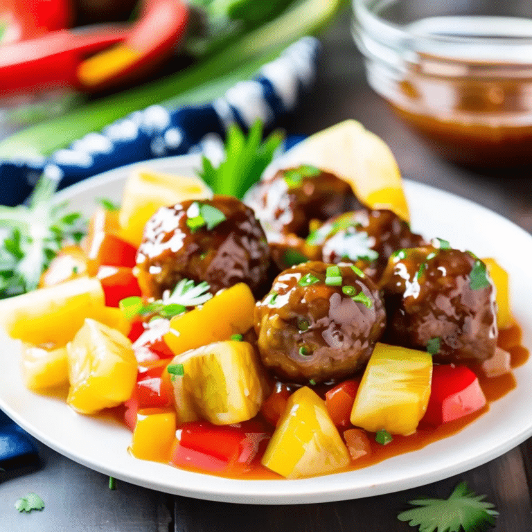 Hawaiian Meatballs