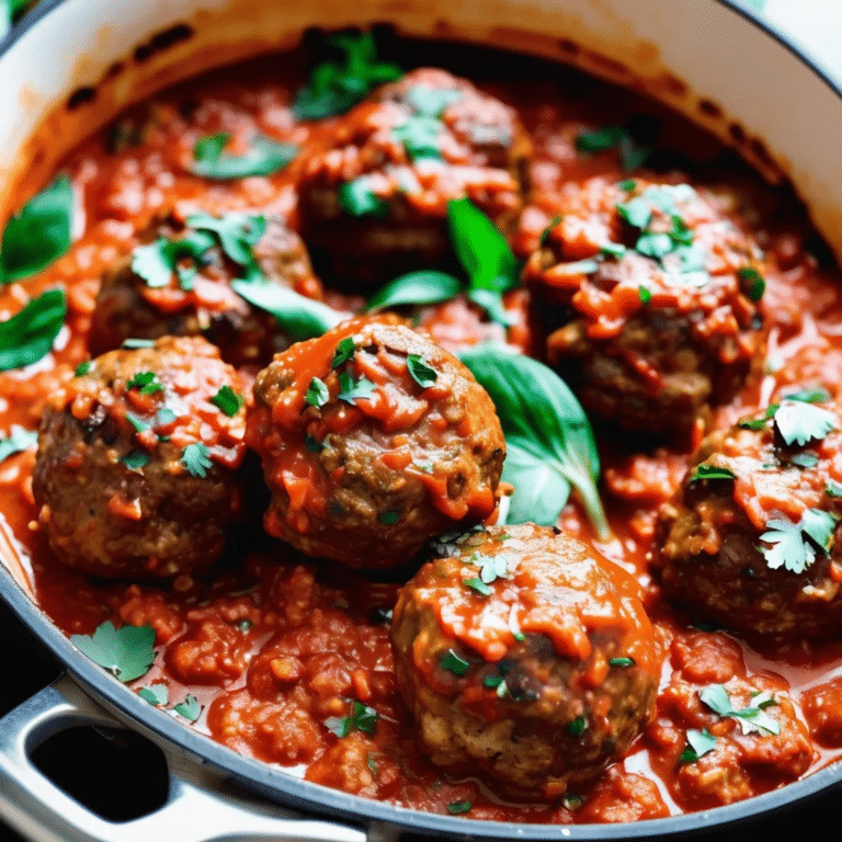 Meatballs Arrabbiata