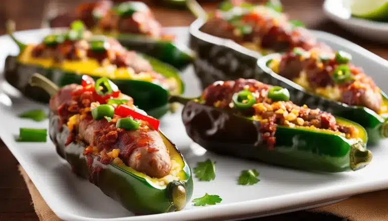 SAUSAGE STUFFED JALAPEÑOS