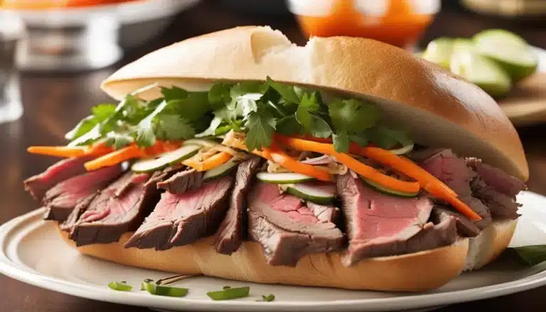 THAI-INSPIRED ROAST BEEF SANDWICH