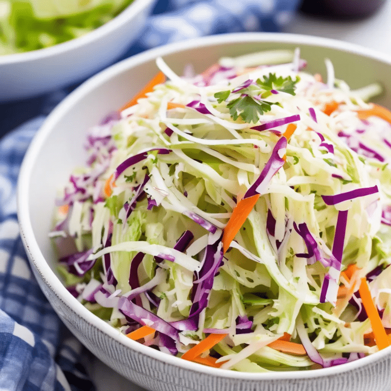 Vinegar Coleslaw