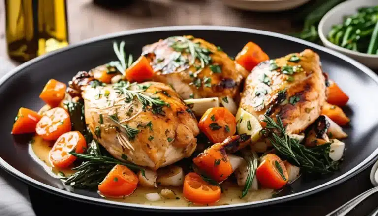 WHITE WINE GARLIC CHICKEN