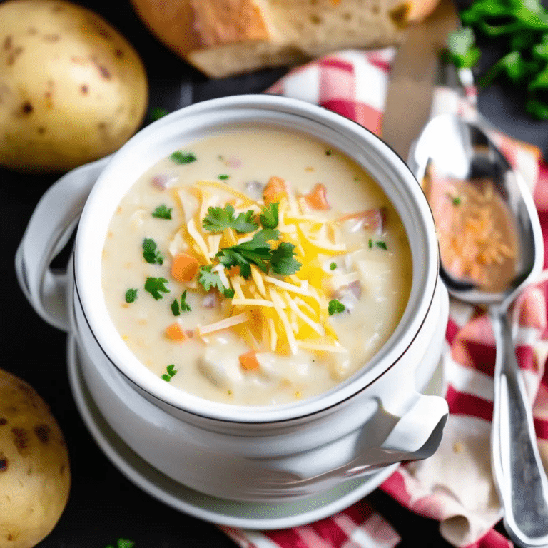 Crock Pot Potato Soup - MarketGrow.com
