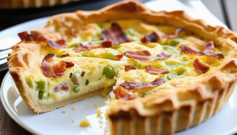 Bacon And Leek Quiche