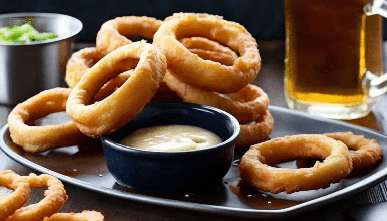 Beer Batter Onion Rings