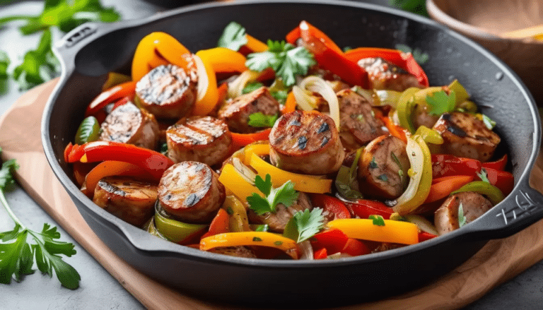 Chicken Sausage And Peppers