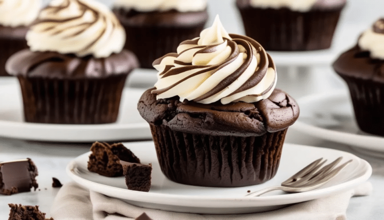 Chocolate Cream Cheese Cupcakes