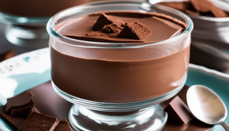 Chocolate Tofu Pudding