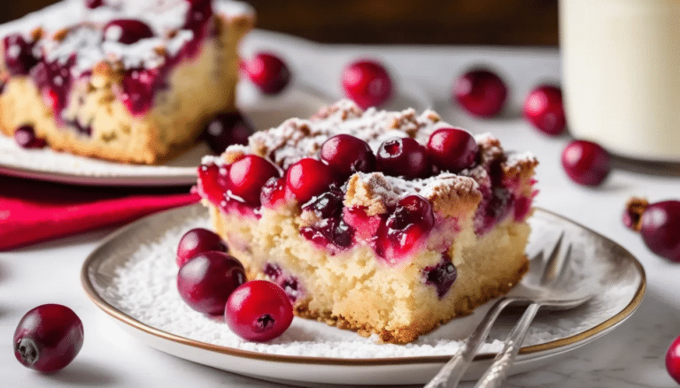 Cranberry Crumb Cake