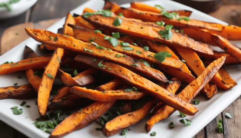 Crispy Baked Sweet Potato Fries