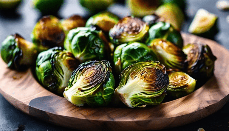 Garlic Roasted Brussel Sprouts