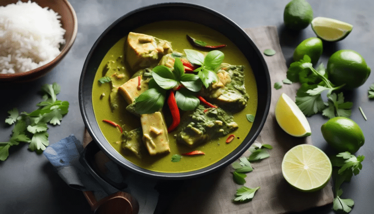 Green Fish Curry