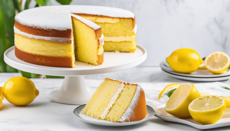 Lemon Chiffon Cake