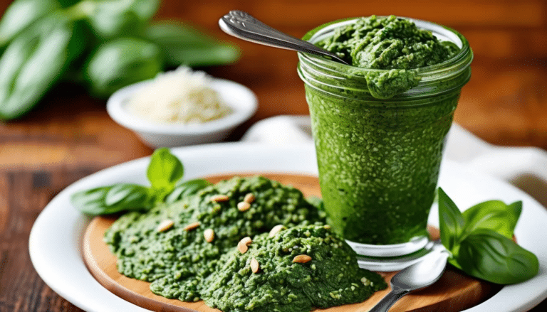 Spinach Basil Pesto